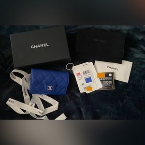 Chanel Classic Flap Quilted Card Holder NEW